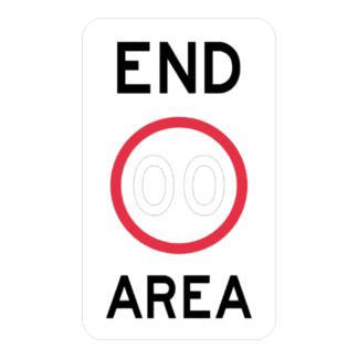 End Speed Limit (Symbolic) Area