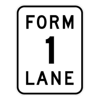 Form 1 Lane (Regulatory)