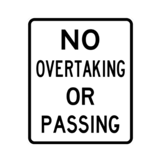 No Overtaking Or Passing