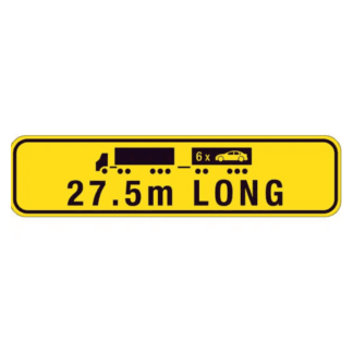 Road Train Sign 27.5m Long