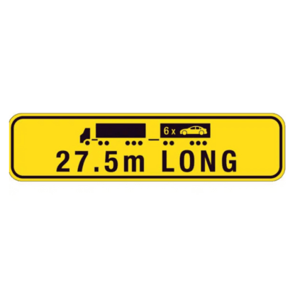Road Train Sign 27.5m Long