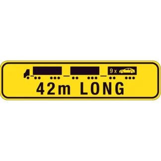 Road Train Sign 42m Long
