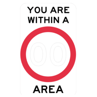 You Are Within A Speed Limit (Symbolic) Area