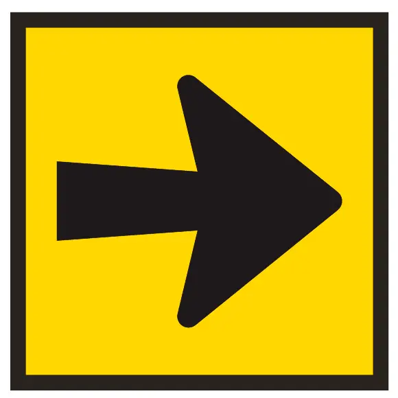 Arrow 600x600 - Multi-message Sign