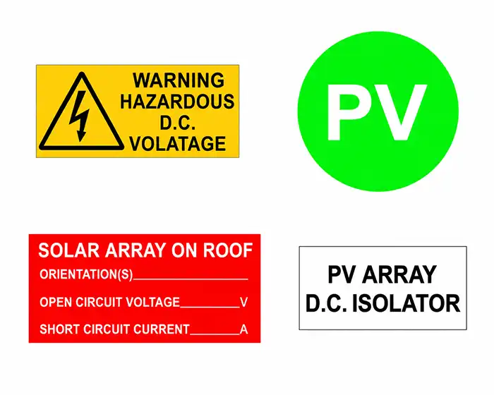 Solar Labels